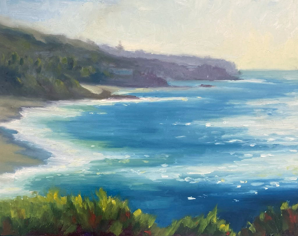 Aliso Creek Beach – Original Oil Painting by Claire Miller