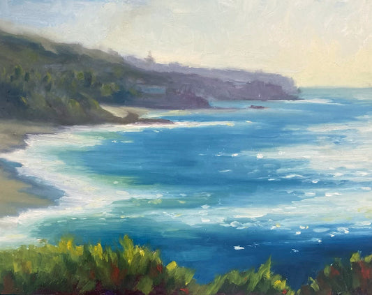 Aliso Creek Beach – Original Oil Painting by Claire Miller