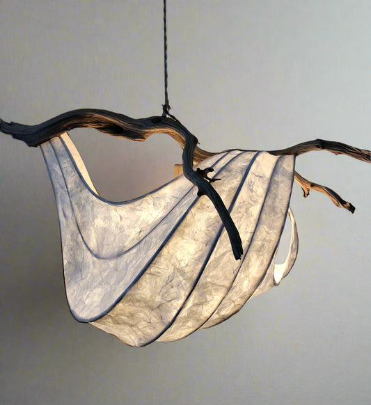 Bright Breeze- Organic Hanging Light Sculpture Chandelier