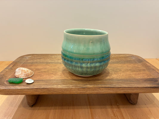 Handleless Green Green Grotto Tea Mug