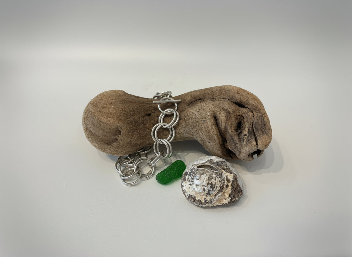 Double Link Sterling Silver Bracelet