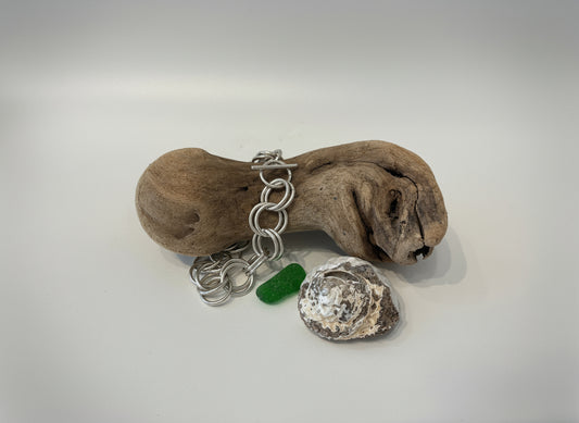 Double Link Sterling Silver Bracelet